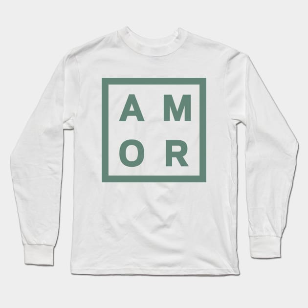 AMOR Long Sleeve T-Shirt by Bryan Trindade